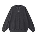 STRONG MOMS CLUB - Snow Washed Oversized Sweatshirt